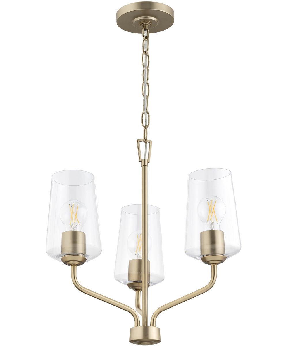 Celino 3-Light Chandelier Champagne Bronze