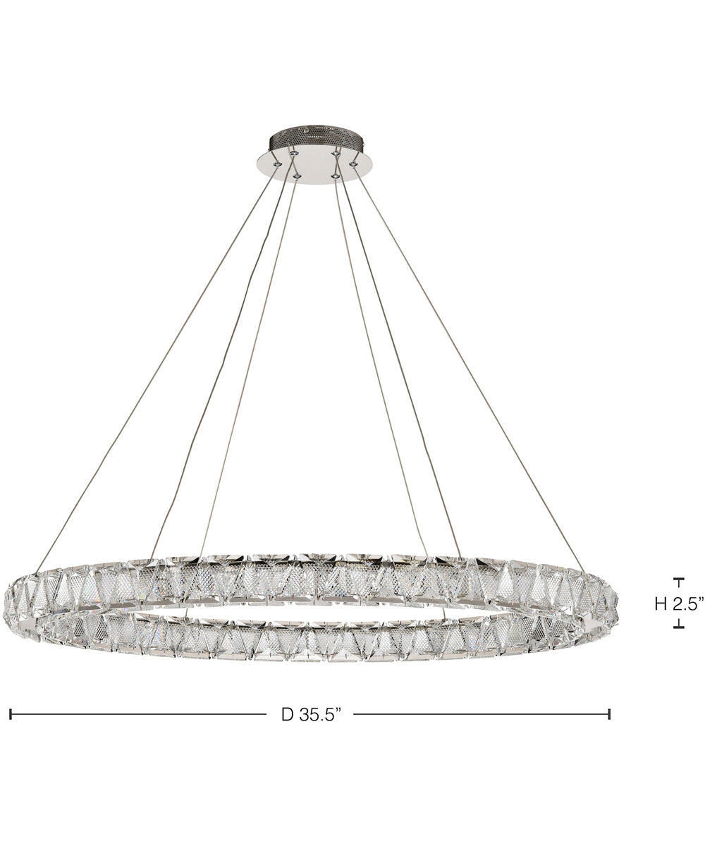 Asher  Pendant Polished Nickel