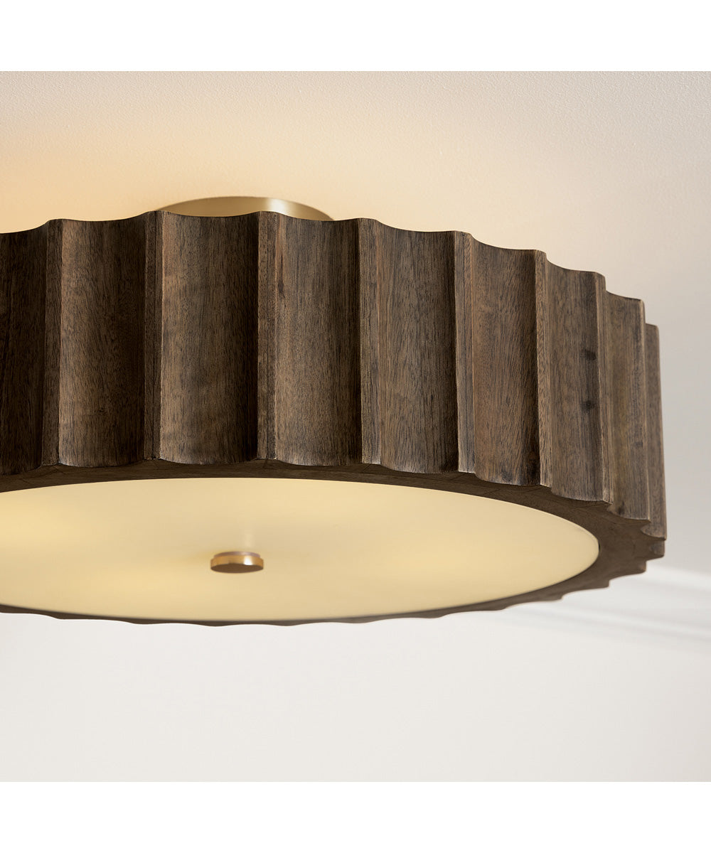 Cody 4-Light Semi-Flush Matte Brass