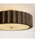 Cody 4-Light Semi-Flush Matte Brass