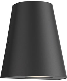 Taper Mini LED Outdoor Wall Sconce Black