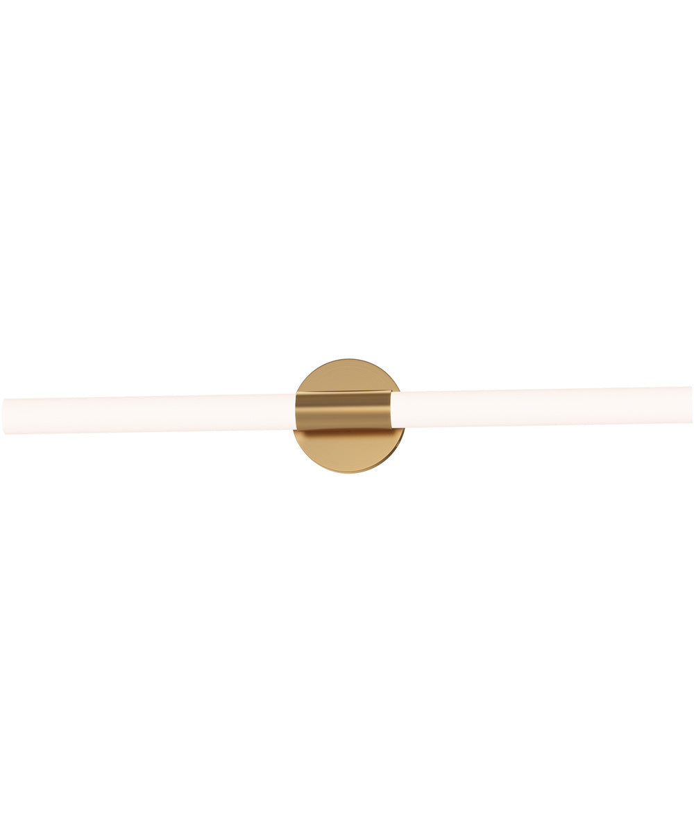 Tubi 30 inch 5CCT LED Bath Bar Natural Aged Brass