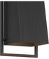 Pine Hills 1 Light Wall Lantern Black