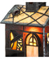 7.5" High Haunted House Accent Lamp