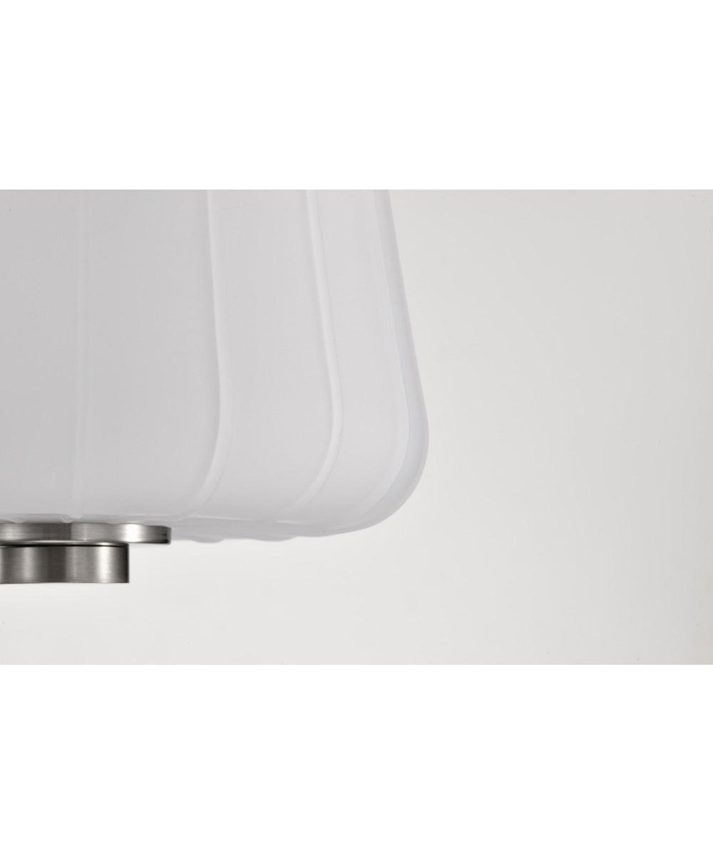 Lune 1-Light Pendant Brushed Nickel