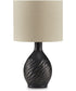 Garinton Ceramic Table Lamp Black