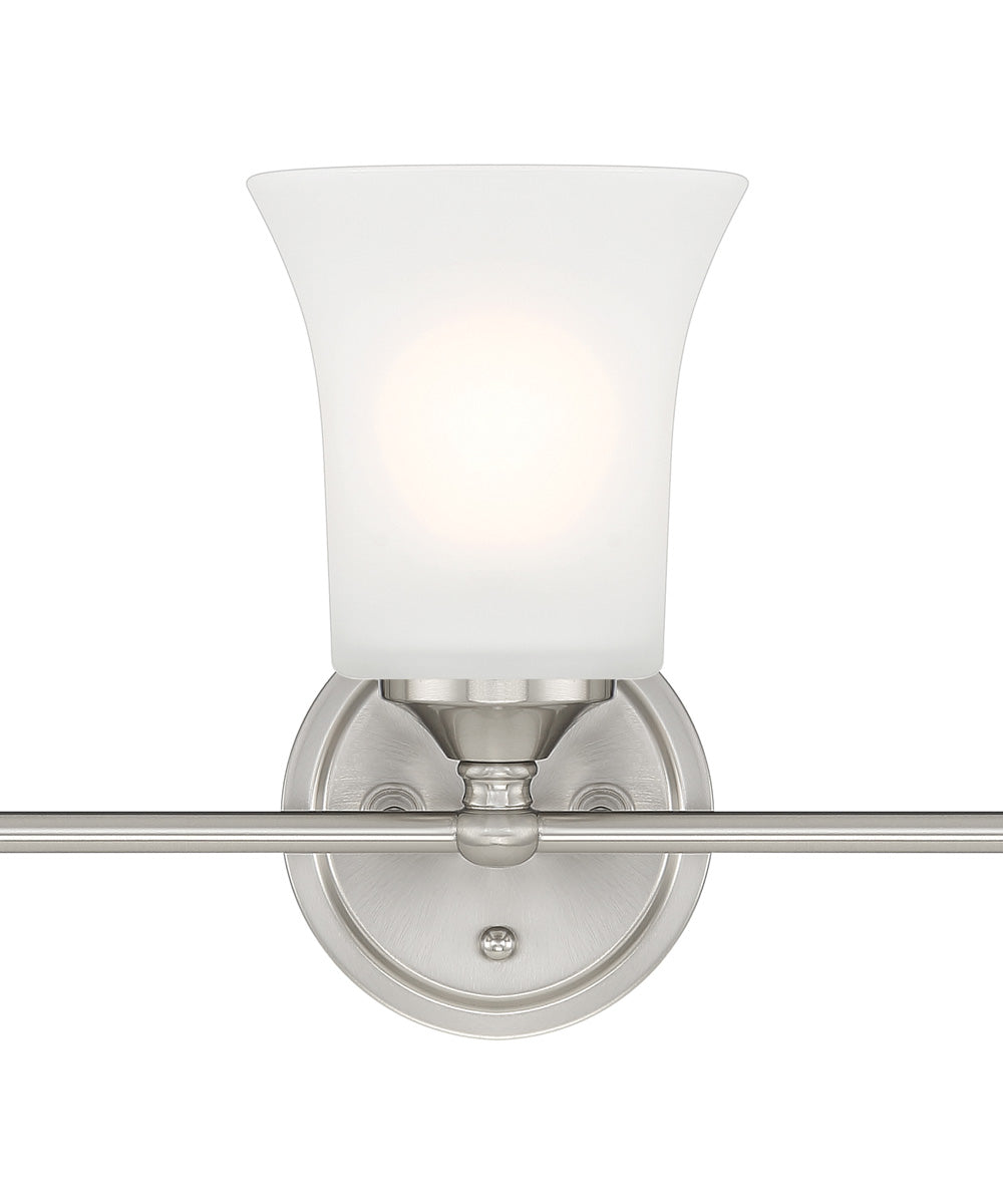 Bronson 3 Light Vanity Brushed Nickel