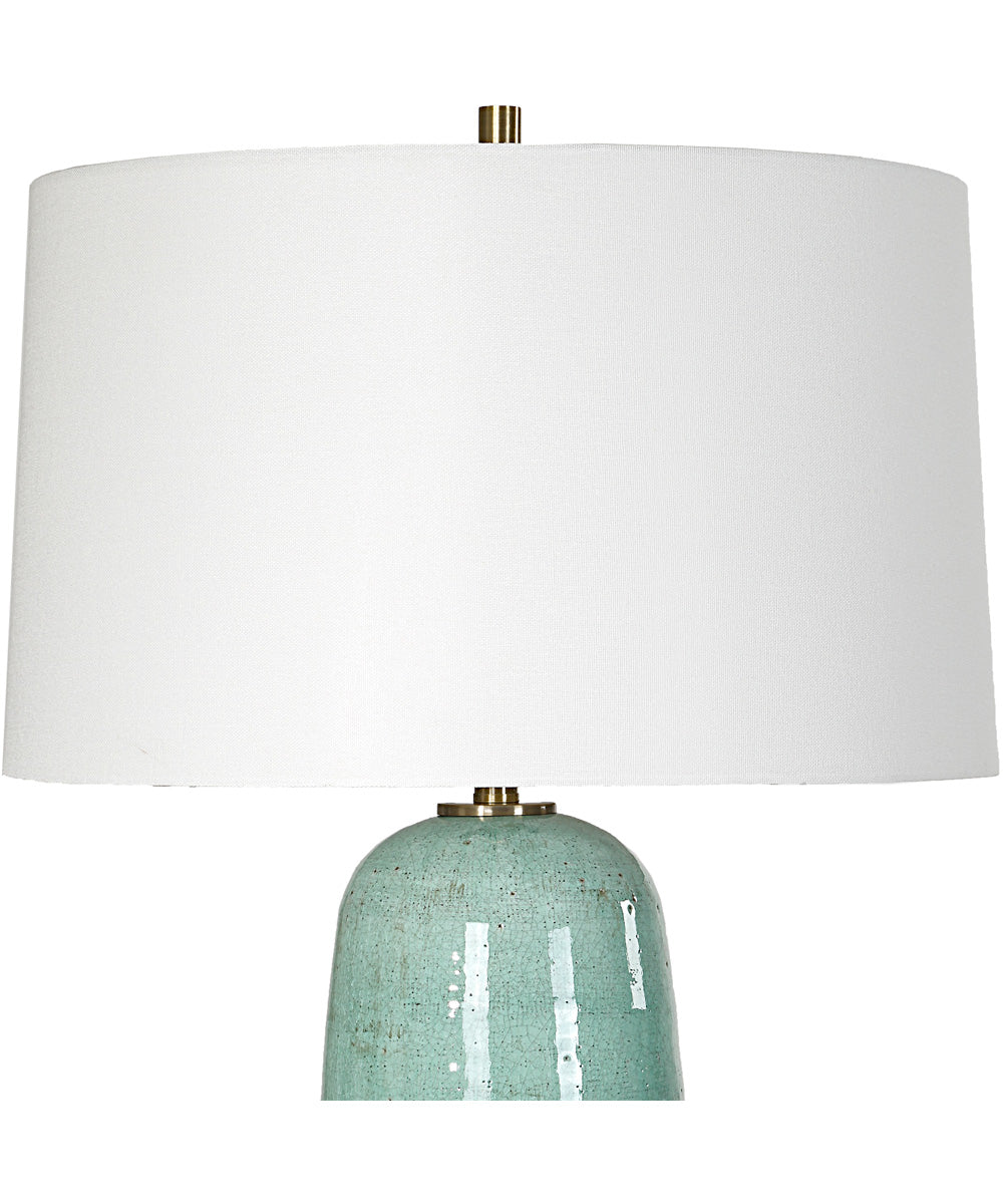 Andale Crackled Teal Table Lamp