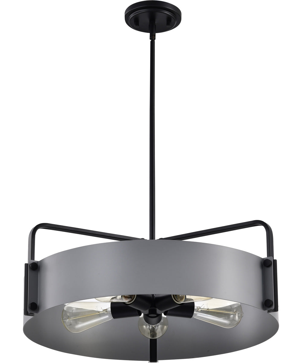 Altos 5-Light Pendant Matte Gray