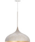 Fleur Large 1-Light Pendant White/Gold