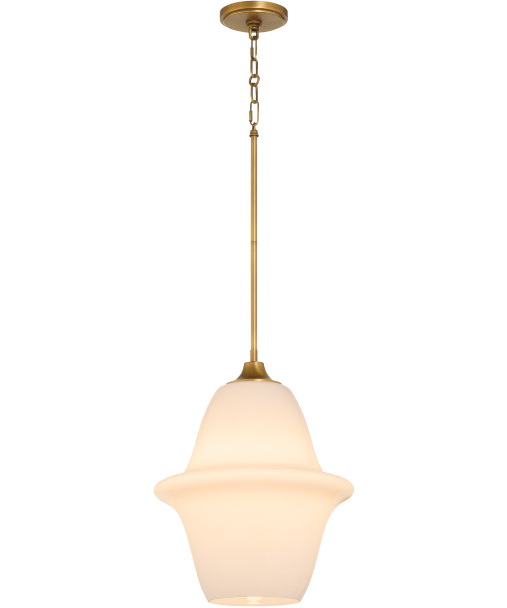 Stewart Pendant Brushed Brass