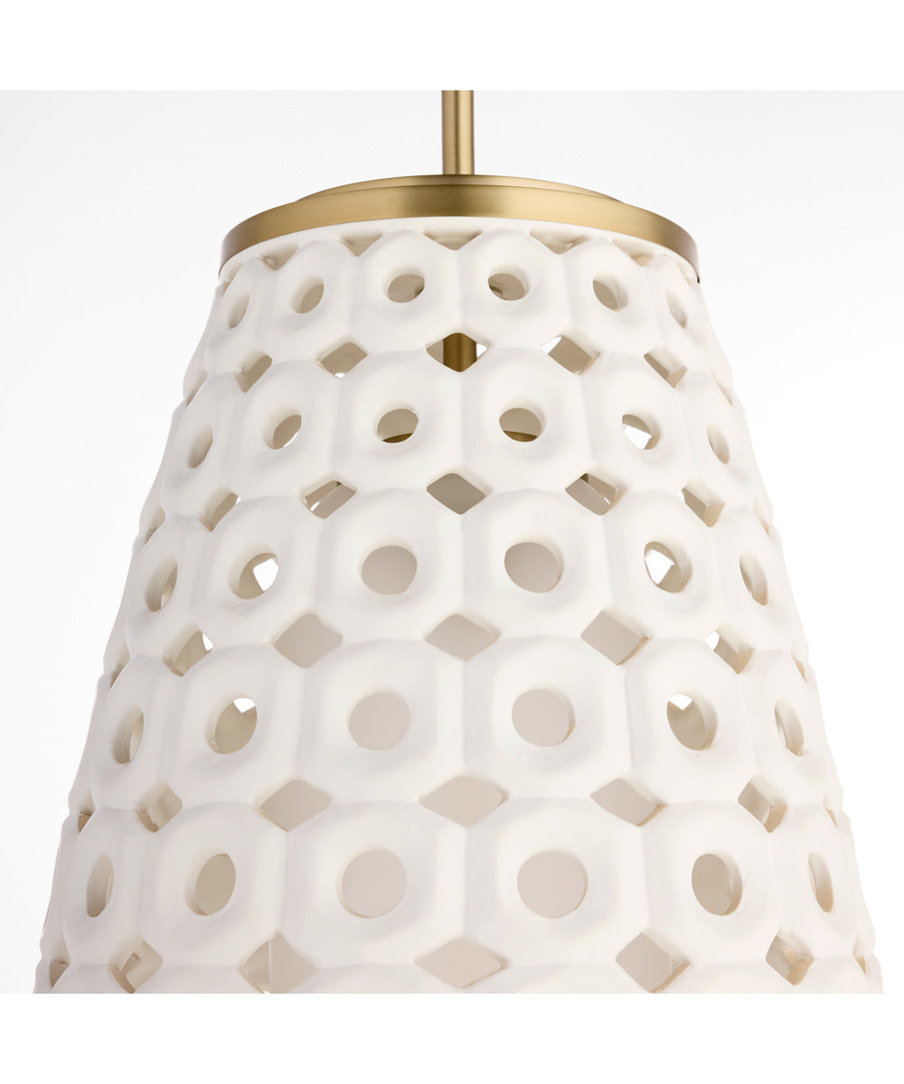 Varro Pendant Aged Brass