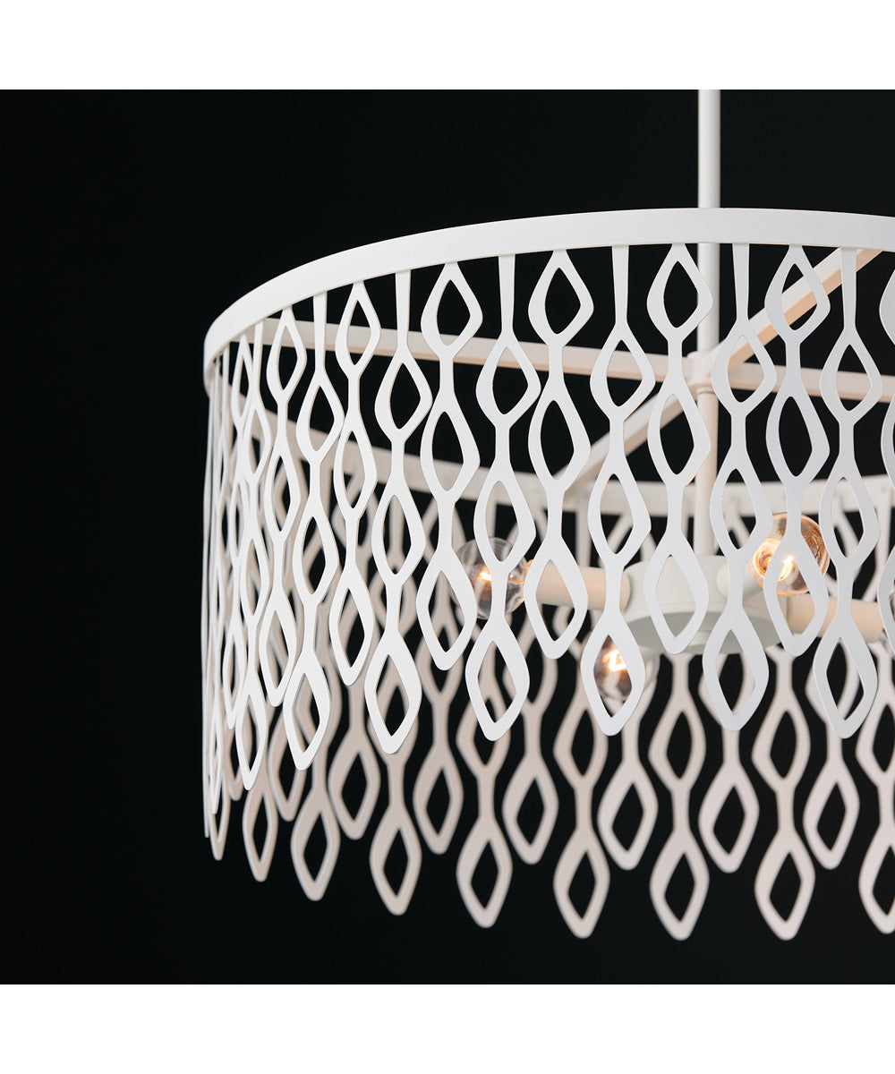 Phoebe 4-Light Pendant Matte White