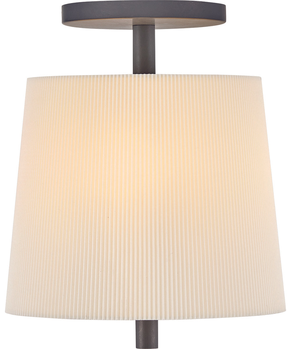 Clive 3-Light Small Semi-Flush Mount in Slate Bronze