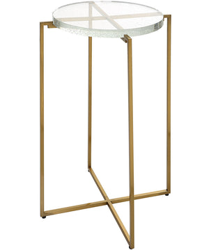Star-crossed Glass Accent Table