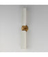 Aveline 2-Light Wall Sconce Natural Aged Brass