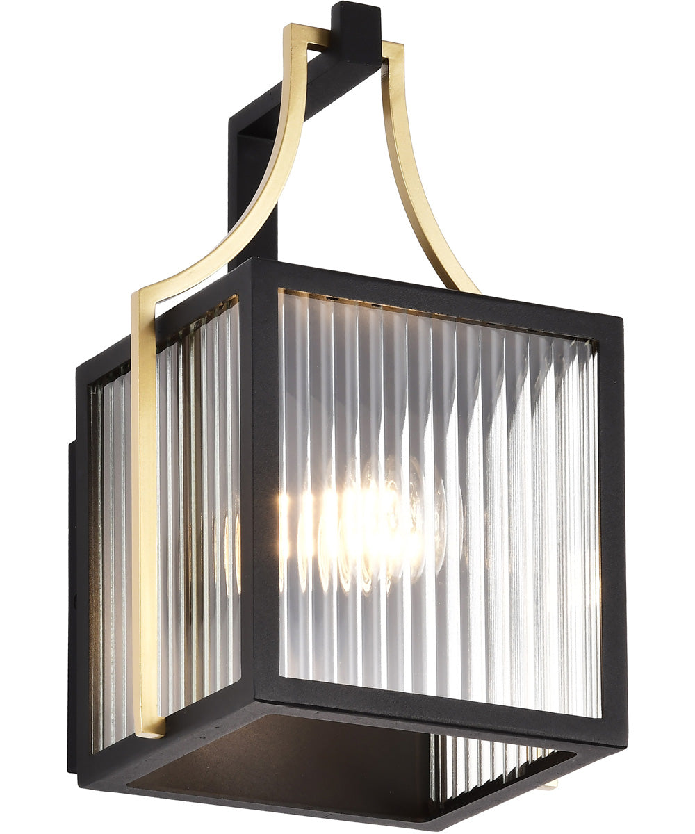 Holden 1-Light Outdoor Black / Gold