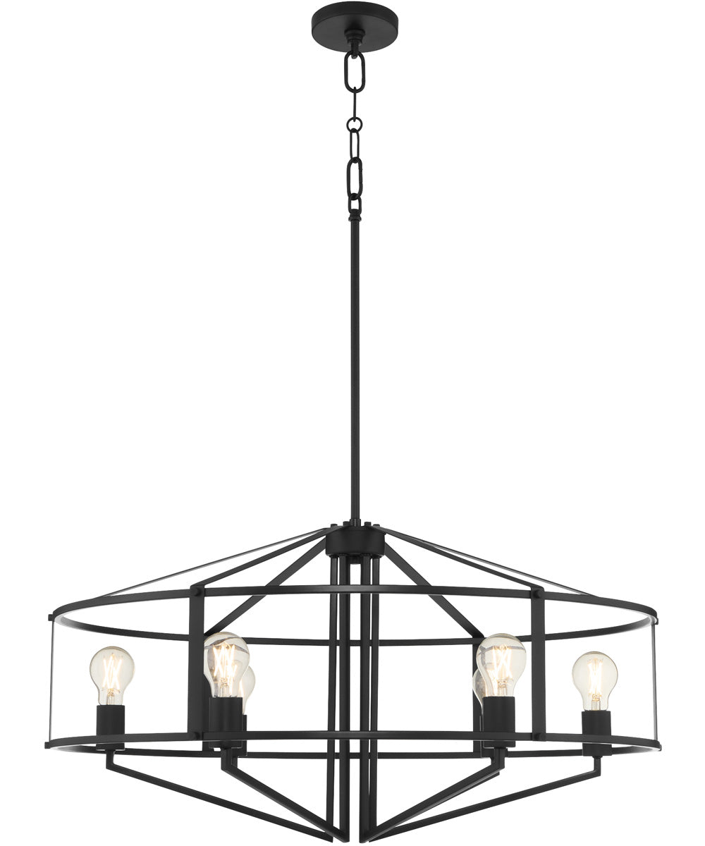 Tobin 6-light Pendant Matte Black