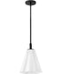Honey 1-Light Small Pendant in Black