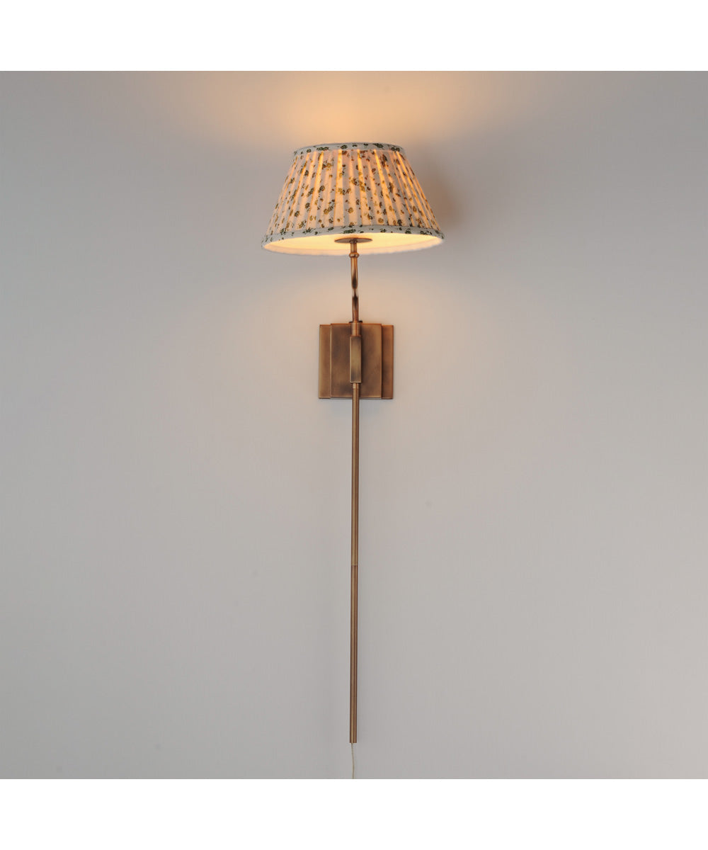 Dunbridge 1-Light Wall Sconce Weathered Brass
