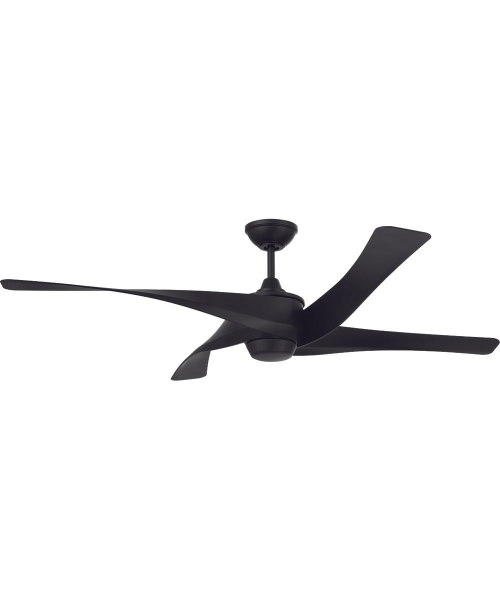 Venn 1-Light Fan Flat Black