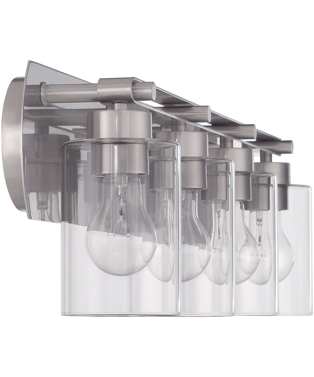 Hendrix 4-Light Lighting Brushed Polished Nickel