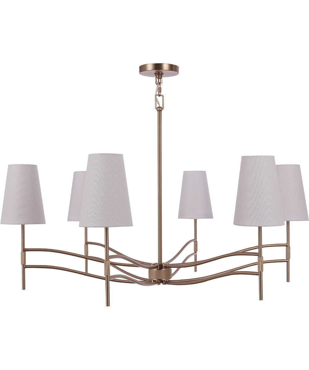 Astor 6-Light Lighting Satin Brass