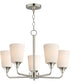 Hudson 5-Light Chandelier Satin Nickel