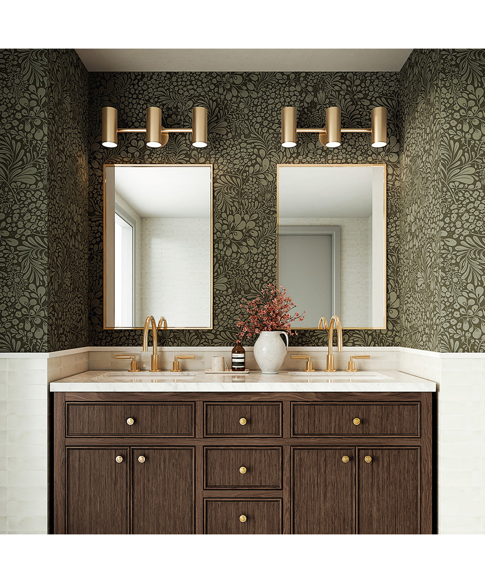 Robbie 3-Light Vanity Aged Brass