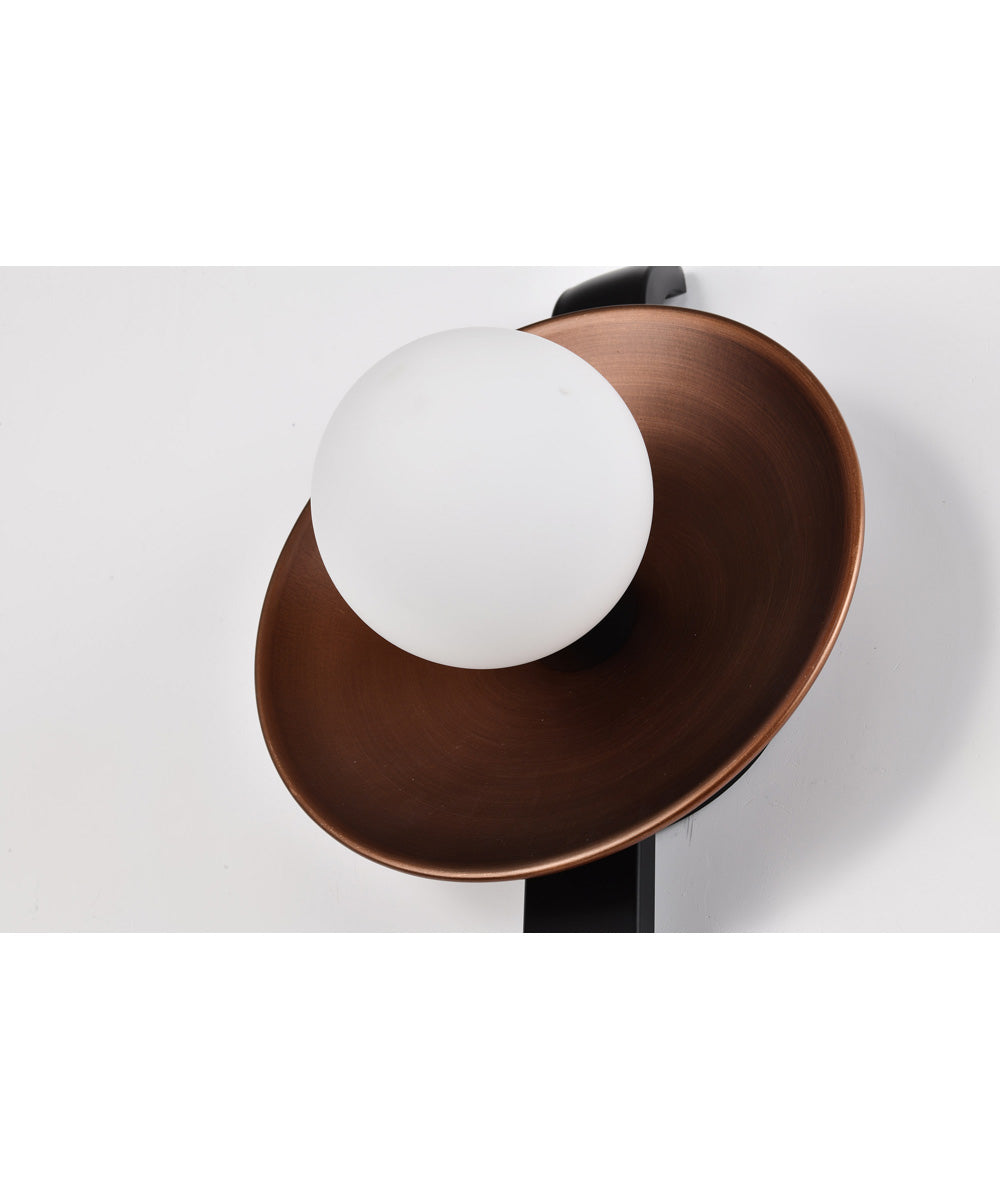 Colby 1-Light Vanity & Wall Matte Black