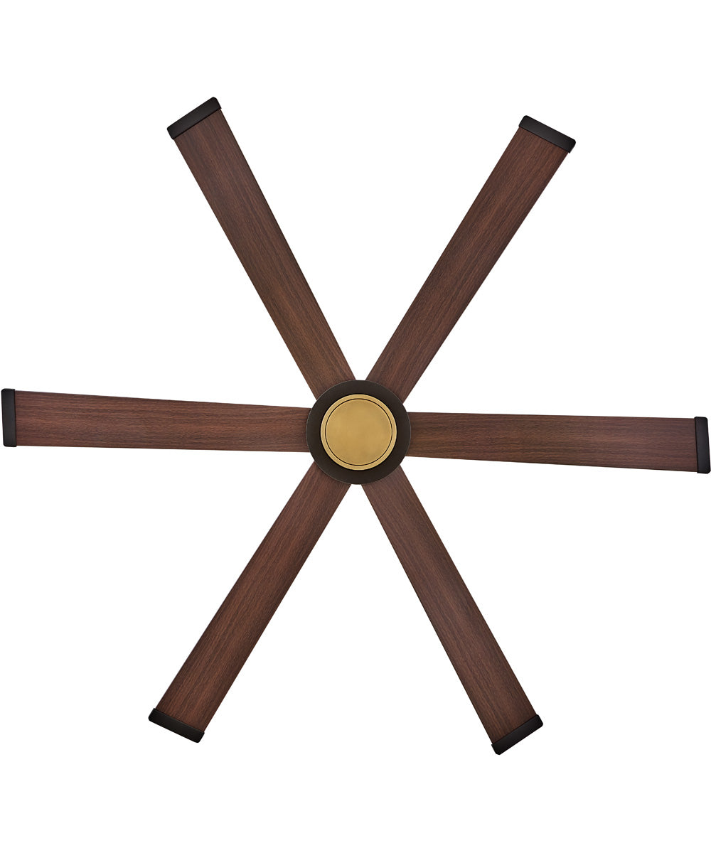Andros 64" LED Smart Fan Heritage Brass
