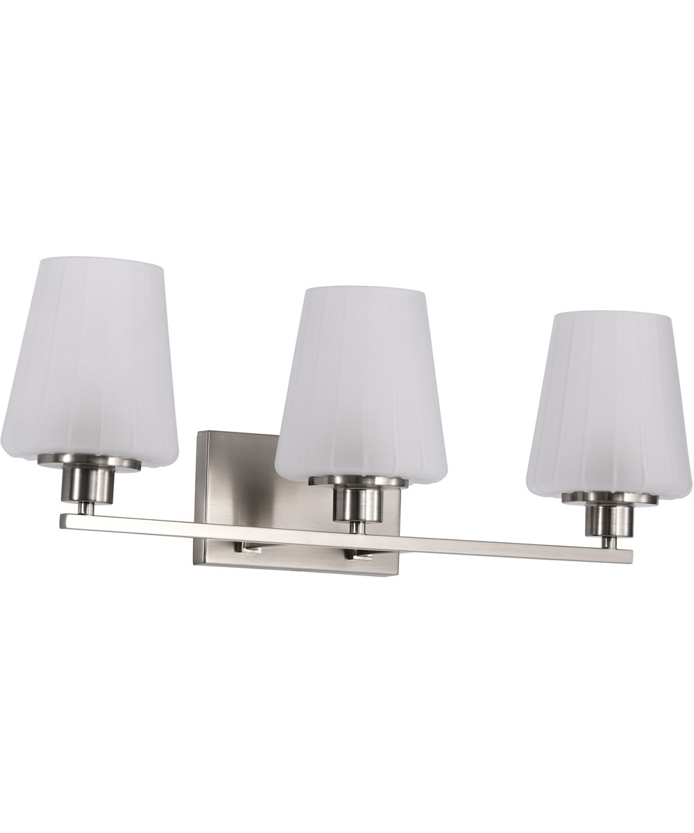 Lune 3-Light Vanity & Wall Brushed Nickel