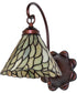 8" Wide Willow Jadestone Wall Sconce