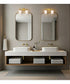 Solara 2-Light Vanity & Wall Natural Brass