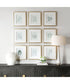 Nature's Script Framed Botanical Prints Set/9