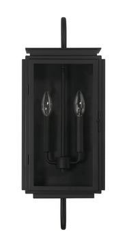 Irving 2-Light Outdoor Lighting Textured Black
