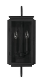 Irving 2-Light Outdoor Lighting Textured Black