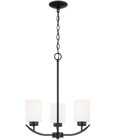 Dixon 3-Light Chandelier Matte Black