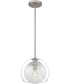 Quoizel Piccolo Pendant Small 1-light Mini Pendant Brushed Nickel