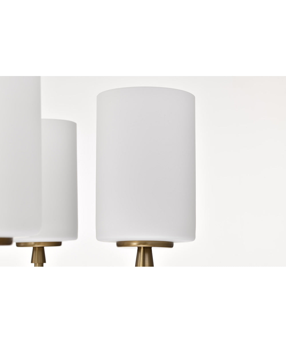 Liam 6-Light Chandelier Burnished Brass