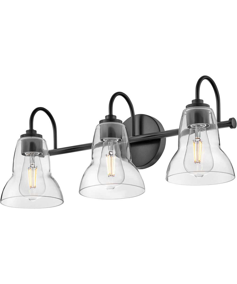 Vera 3-Light Medium Three Light Vanity in Black