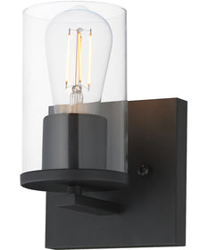 Lateral 1-Light Bath Vanity Black