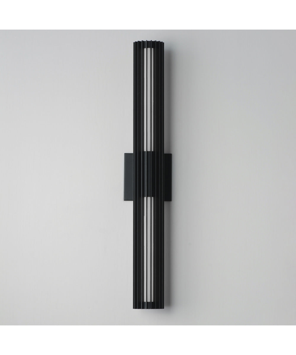 Citadel 28 inch LED Outdoor wall sconce Black