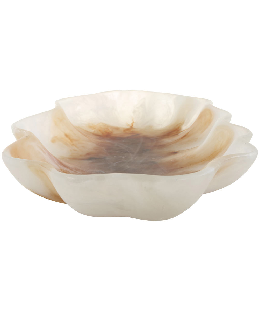 Organic Elegance Wavy Oval Bowl