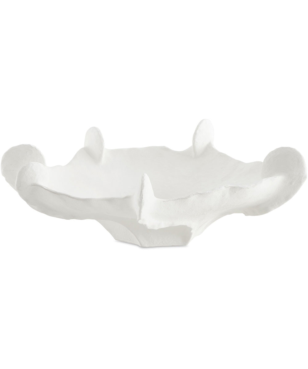 Coral Mirage White Outdoor Bowl