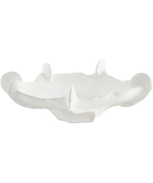 Coral Mirage White Outdoor Bowl