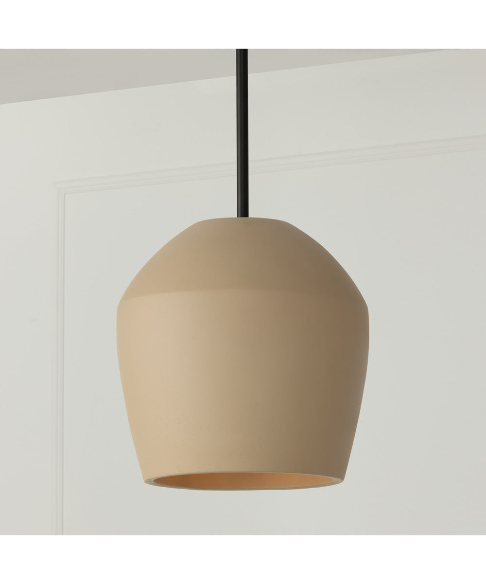 Della 1-Light Pendant Terracotta Sand