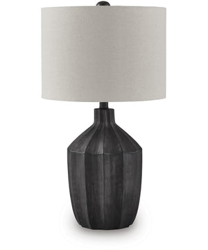 Jilton Poly Table Lamp Black