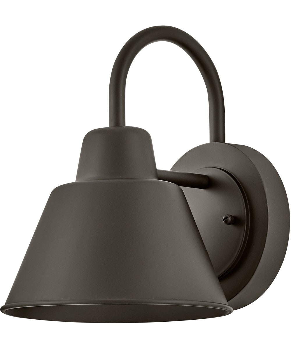 Wes 1-Light Small Gooseneck Barn Light in Oil Rubbed Bronze