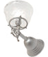 7" Wide Gas & Electric Wreath & Garland Wall Sconce